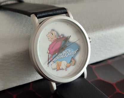 Vintage* Official Ghibli Howl Wrist Watch • Howls Moving Castle Watch/Clock • Rare Japanese Anime Watches - Kamaji Market