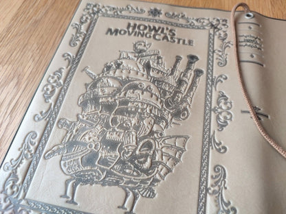 Vintage* Official Ghibli Howls Moving Castle Beige Book Cover - Kamaji Market