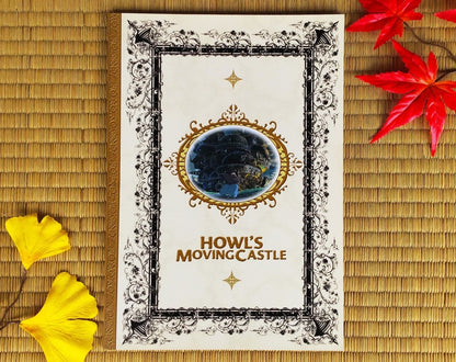 Vintage* Official Ghibli Howls Moving Castle Notebook • Howl Notepad/Sketchbook/Writing pad/Planner - Kamaji Market