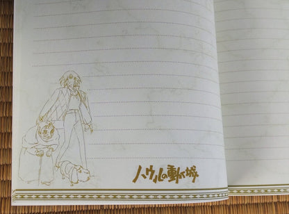 Vintage* Official Ghibli Howls Moving Castle Notebook • Howl Notepad/Sketchbook/Writing pad/Planner - Kamaji Market