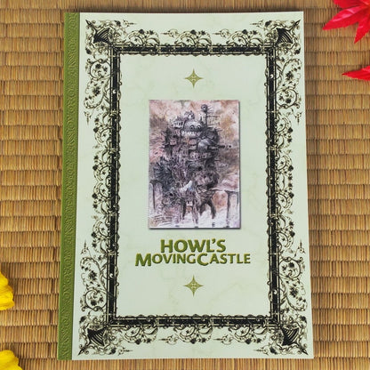 Vintage* Official Ghibli Howls Moving Castle Notebook • Howl Notepad/Sketchbook/Writing pad/Planner - Kamaji Market