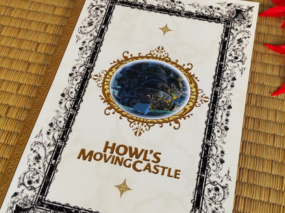 Vintage* Official Ghibli Howls Moving Castle Notebook • Howl Notepad/Sketchbook/Writing pad/Planner - Kamaji Market