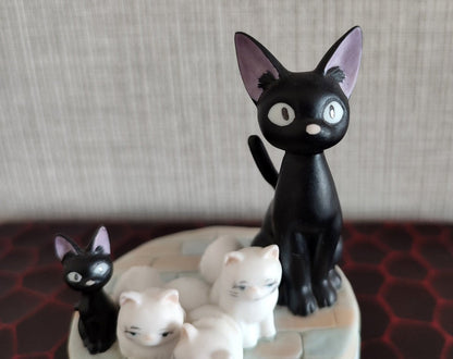 Vintage* Official Ghibli Jiji Figure/Music Box • Kikis Delivery Service Figurine/Replica/Home Decor/Interior Diorama - Kamaji Market