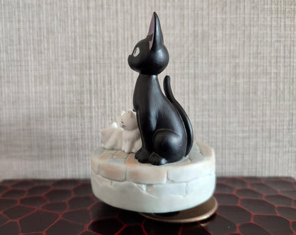 Vintage* Official Ghibli Jiji Figure/Music Box • Kikis Delivery Service Figurine/Replica/Home Decor/Interior Diorama - Kamaji Market