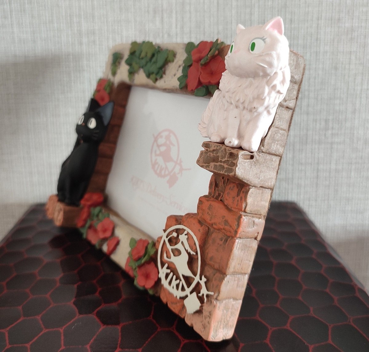 Vintage* Official Ghibli Jiji Photo Frame/Interior Diorama • Kikis Delivery Service Figure/Figurine/Home Decor - Kamaji Market