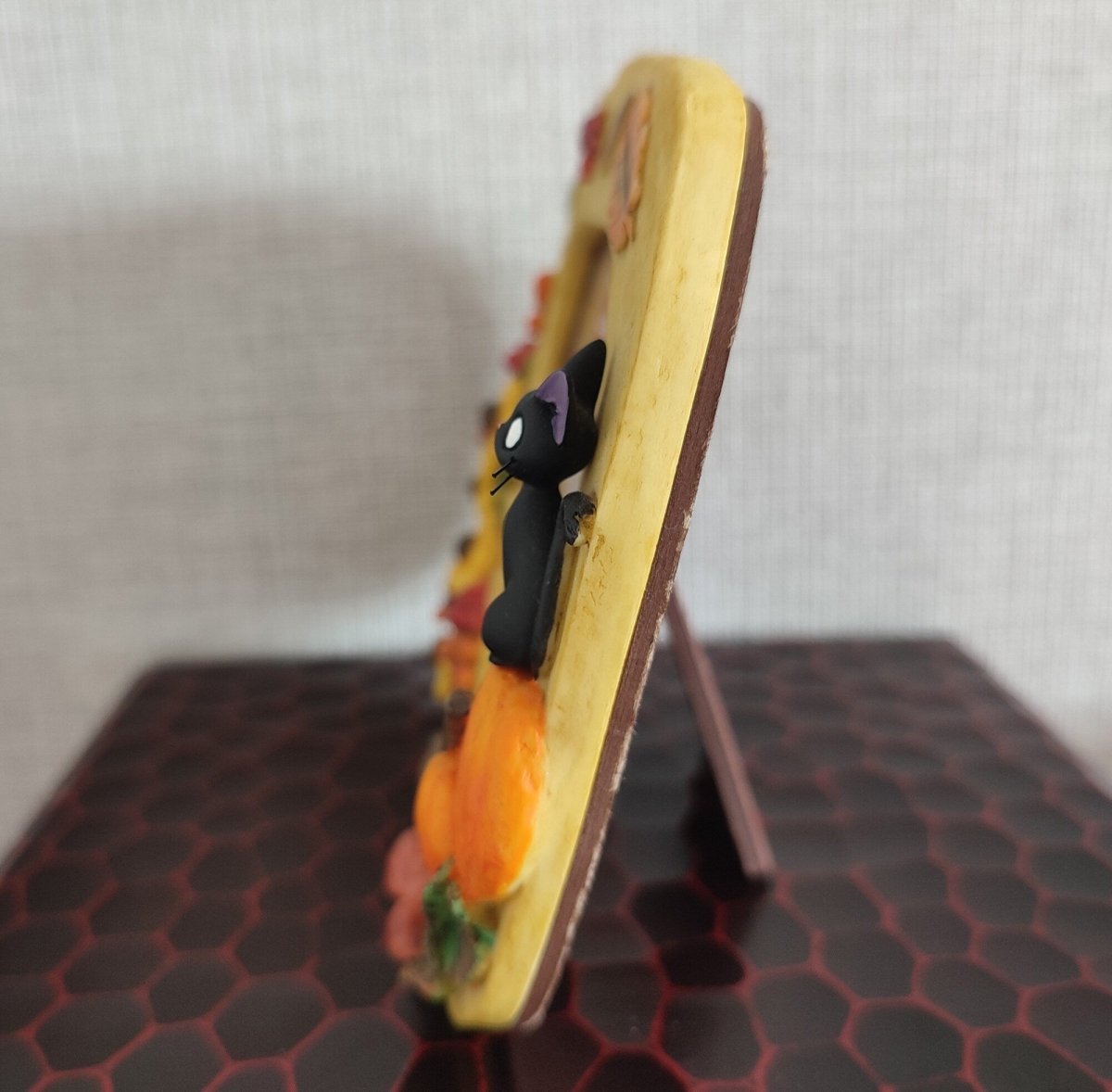 Vintage* Official Ghibli Jiji Photo Frame/Interior Diorama • Kikis Delivery Service Figure/Figurine/Home Decor - Kamaji Market