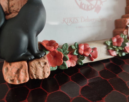 Vintage* Official Ghibli Jiji Photo Frame/Interior Diorama • Kikis Delivery Service Figure/Figurine/Home Decor - Kamaji Market