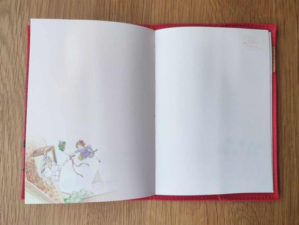Vintage* Official Ghibli Jiji Planner with Book Cover • Kikis Delivery Service Gigi Notepad/Diary/Schedule Book/Notebook • Japanese Stationery - Kamaji Market