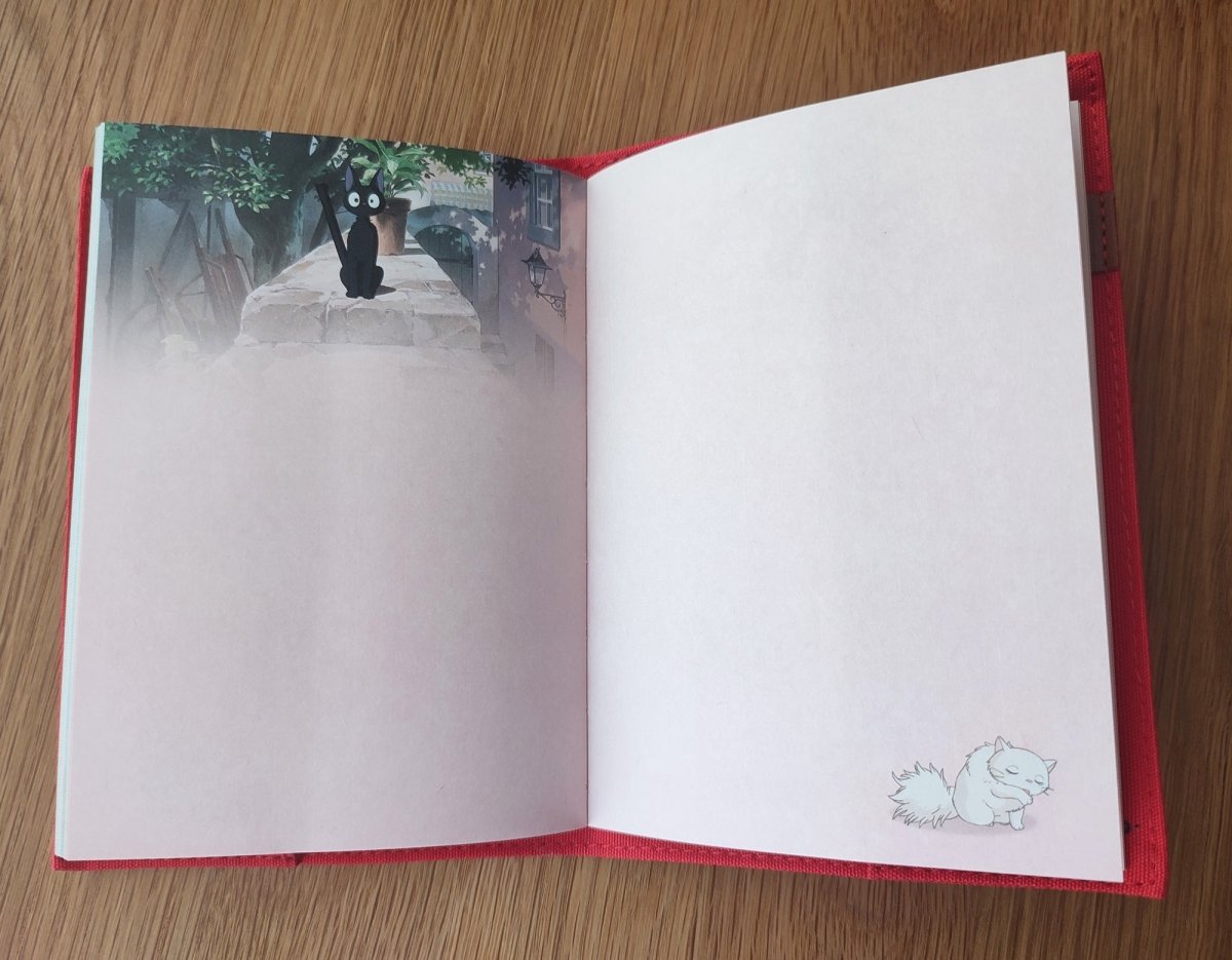 Vintage* Official Ghibli Jiji Planner with Book Cover • Kikis Delivery Service Gigi Notepad/Diary/Schedule Book/Notebook • Japanese Stationery - Kamaji Market