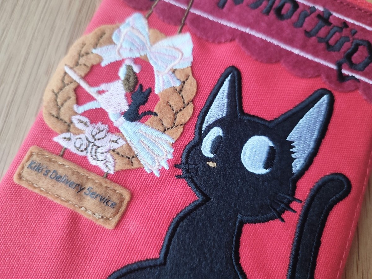 Vintage* Official Ghibli Jiji Planner with Book Cover • Kikis Delivery Service Gigi Notepad/Diary/Schedule Book/Notebook • Japanese Stationery - Kamaji Market