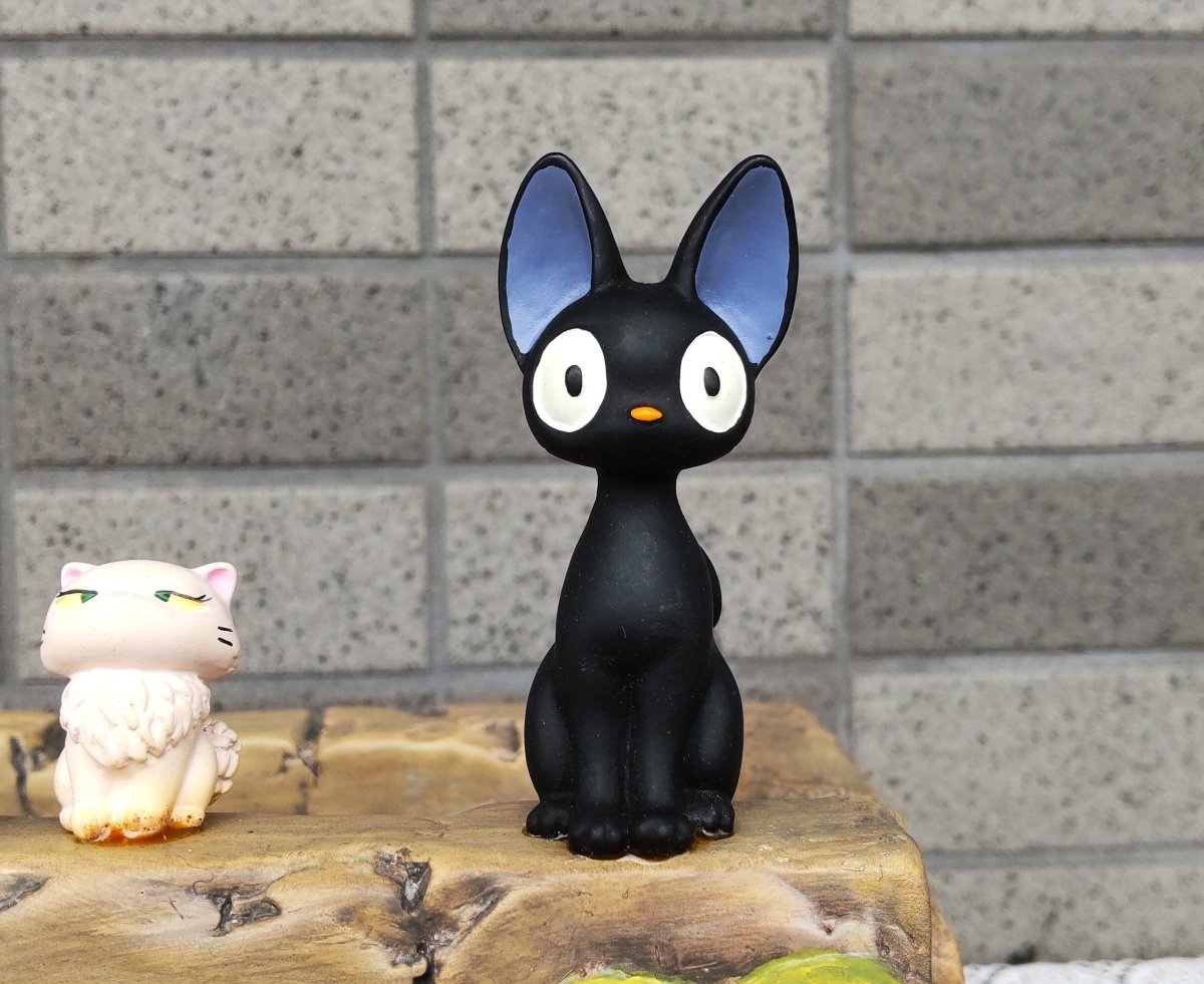 Vintage* Official Ghibli Jiji Planter/Figure • Kikis Delivery Service Pot/Holder/Figurine/Replica/Diorama/Interior Decor/ - Kamaji Market