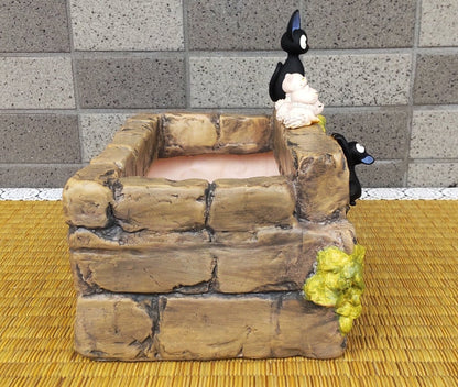 Vintage* Official Ghibli Jiji Planter/Figure • Kikis Delivery Service Pot/Holder/Figurine/Replica/Diorama/Interior Decor/ - Kamaji Market