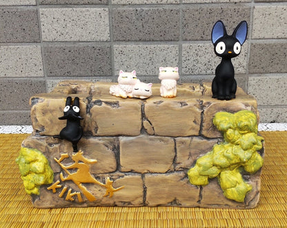 Vintage* Official Ghibli Jiji Planter/Figure • Kikis Delivery Service Pot/Holder/Figurine/Replica/Diorama/Interior Decor/ - Kamaji Market