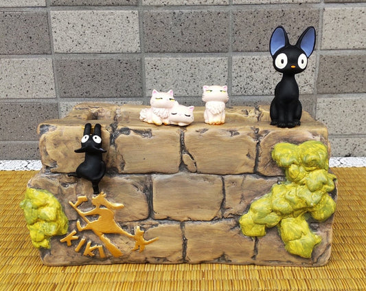 Vintage* Official Ghibli Jiji Planter/Figure • Kikis Delivery Service Pot/Holder/Figurine/Replica/Diorama/Interior Decor/ - Kamaji Market