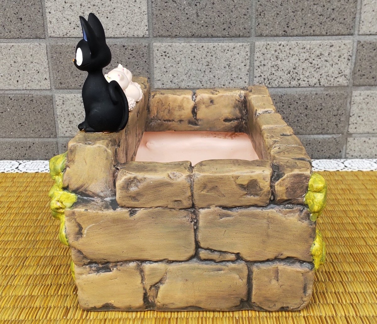 Vintage* Official Ghibli Jiji Planter/Figure • Kikis Delivery Service Pot/Holder/Figurine/Replica/Diorama/Interior Decor/ - Kamaji Market