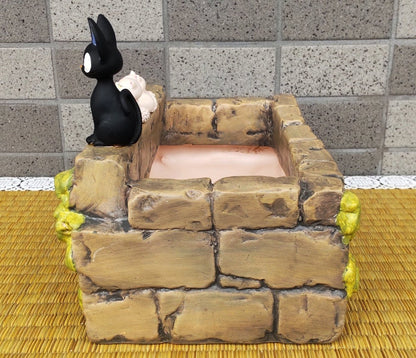 Vintage* Official Ghibli Jiji Planter/Figure • Kikis Delivery Service Pot/Holder/Figurine/Replica/Diorama/Interior Decor/ - Kamaji Market