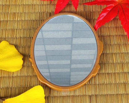 Vintage* Official Ghibli Jiji Pocket Mirror • Kikis Delivery Service Compact Makeup Portable Hand Mirror - Kamaji Market