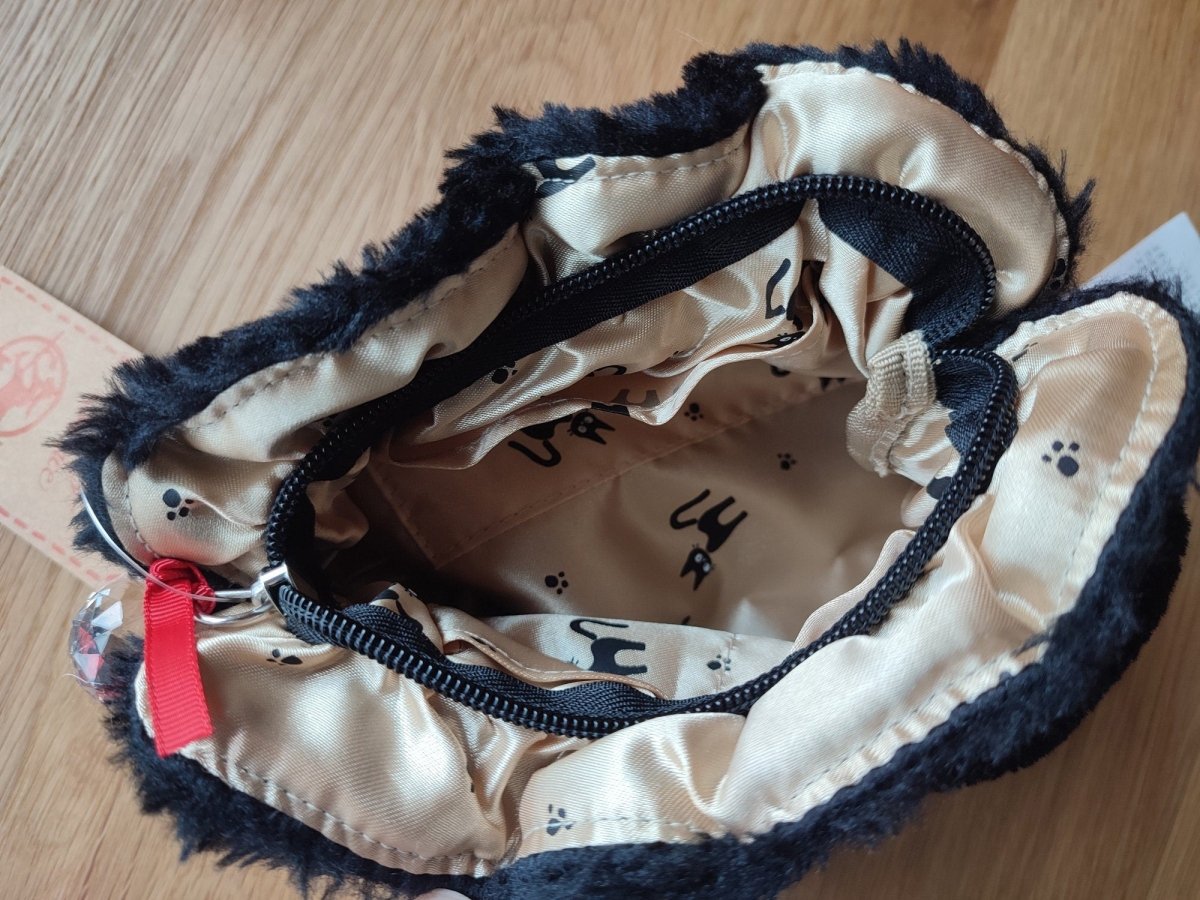 Vintage* Official Ghibli Jiji Pouch/Clutch • Kikis Delivery Case/Cosmetic Bag/Wallet/Makeup Bag/Purse - Kamaji Market