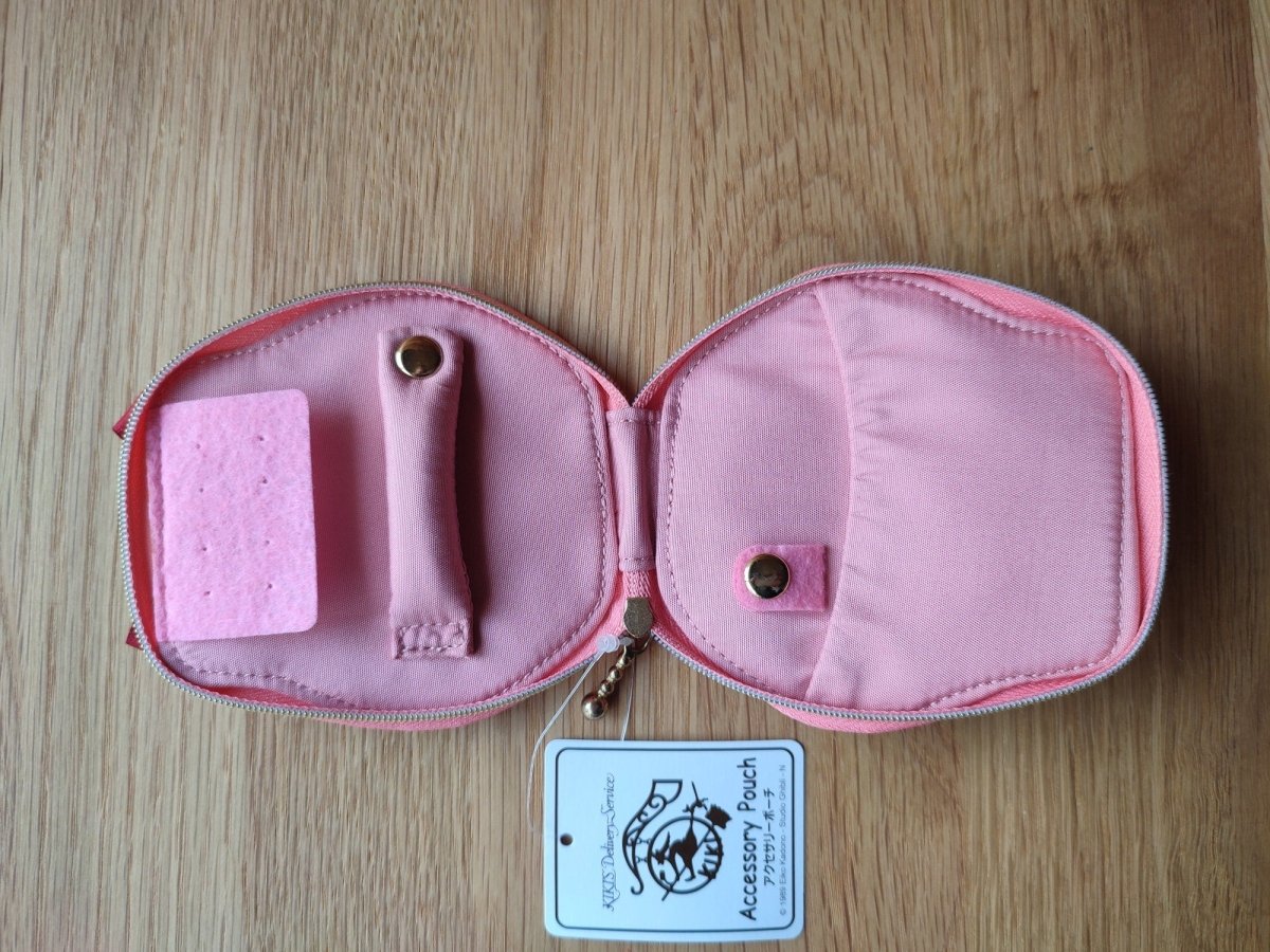 Vintage* Official Ghibli Jiji Pouch/Clutch • Kikis Delivery Case/Cosmetic Bag/Wallet/Makeup Bag/Purse - Kamaji Market