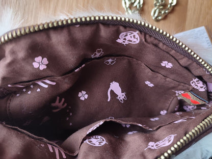 Vintage* Official Ghibli Jiji Pouch/Clutch • Kikis Delivery Case/Cosmetic Bag/Wallet/Makeup Bag/Purse - Kamaji Market