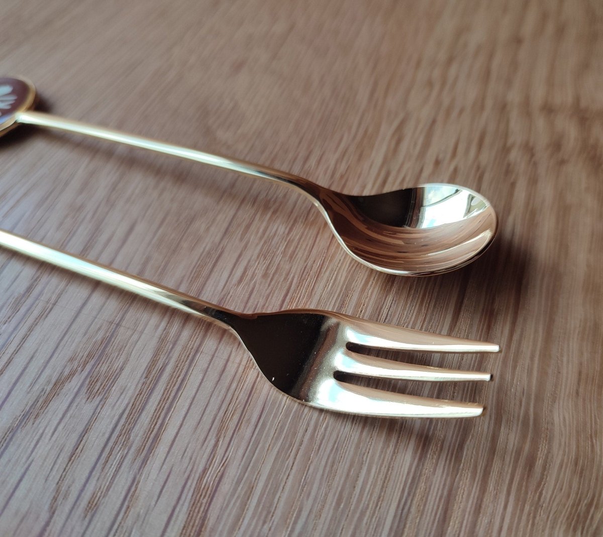 Vintage* Official Ghibli Jiji Teaspoon/Fork Set • Kiki's Delivery Service Japanese Table Spoon/Cutlery/Tableware - Kamaji Market