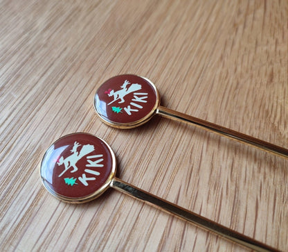 Vintage* Official Ghibli Jiji Teaspoon/Fork Set • Kiki's Delivery Service Japanese Table Spoon/Cutlery/Tableware - Kamaji Market