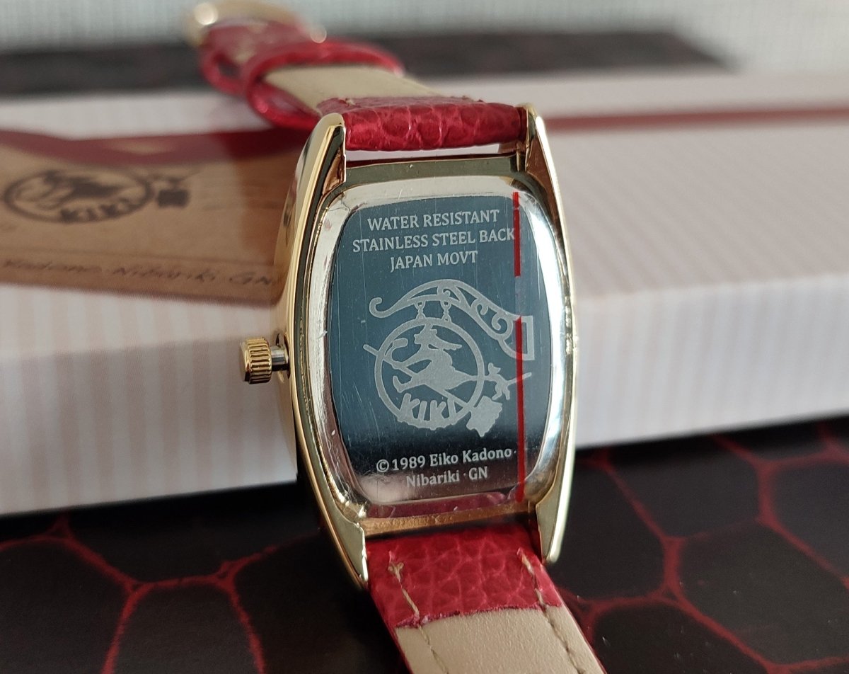 Vintage* Official Ghibli Jiji Wrist Watch • Kikis Delivery Service Watch • Japanese Anime Watches - Kamaji Market