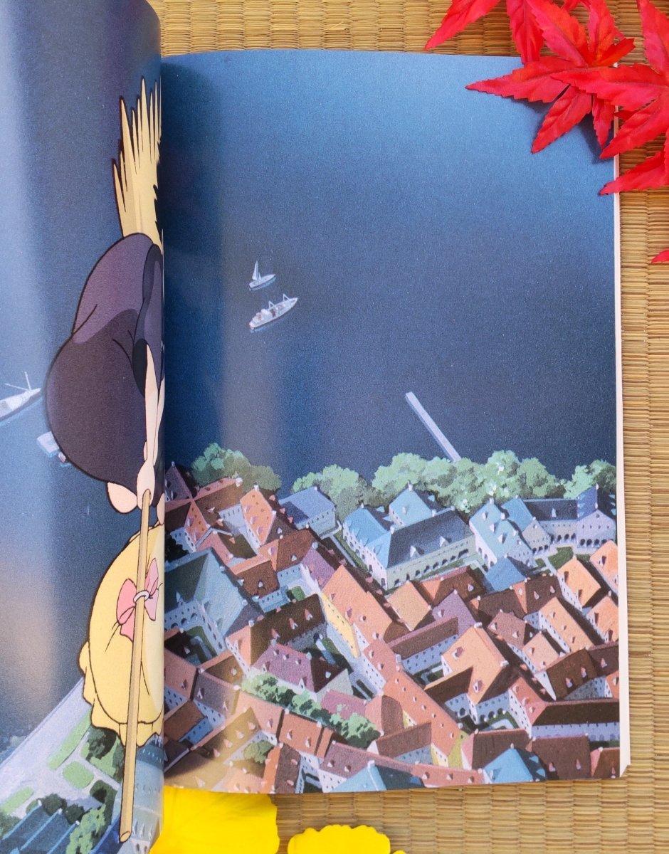 Vintage* Official Ghibli Kiki Artbook • Kikis Delivery Service Painting Art Book • Jiji Gigi Japanese Anime - Kamaji Market