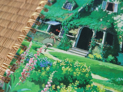 Vintage* Official Ghibli Kiki Notebook • Kikis Delivery Service Notepad/Sketchbook/Diary/Planner • Anime Stationery - Kamaji Market