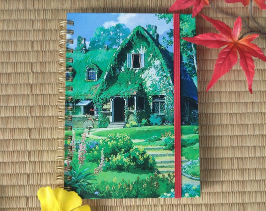 Vintage* Official Ghibli Kiki Notebook • Kikis Delivery Service Notepad/Sketchbook/Diary/Planner • Anime Stationery - Kamaji Market