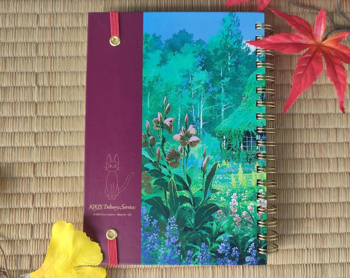 Vintage* Official Ghibli Kiki Notebook • Kikis Delivery Service Notepad/Sketchbook/Diary/Planner • Anime Stationery - Kamaji Market
