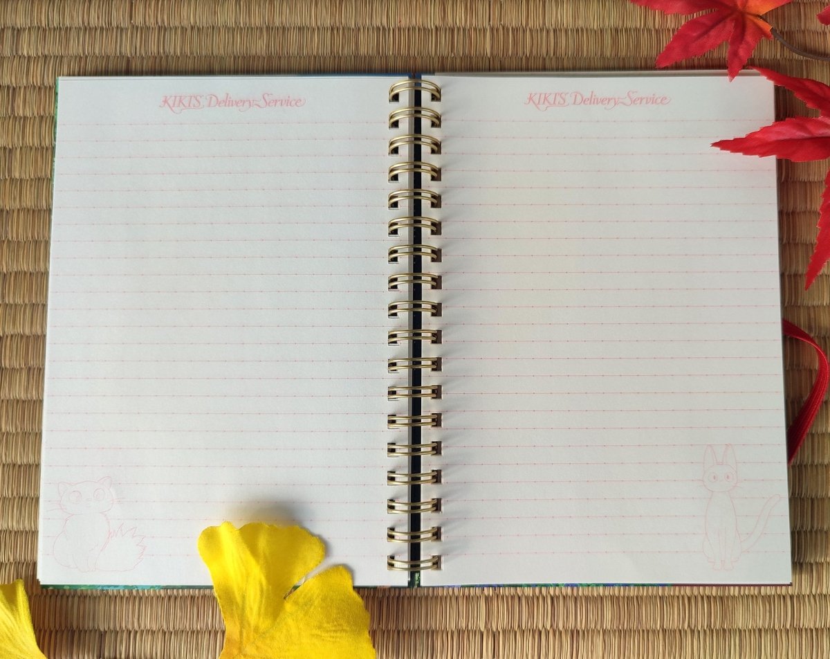 Vintage* Official Ghibli Kiki Notebook • Kikis Delivery Service Notepad/Sketchbook/Diary/Planner • Anime Stationery - Kamaji Market
