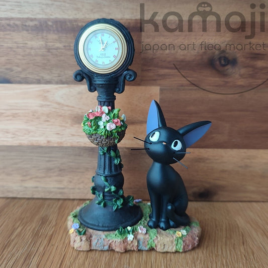 Vintage* Official Ghibli Kikis Delivery Service Clock • Jiji Cat Post Clock Home Decor/Interior Diorama - Kamaji Market