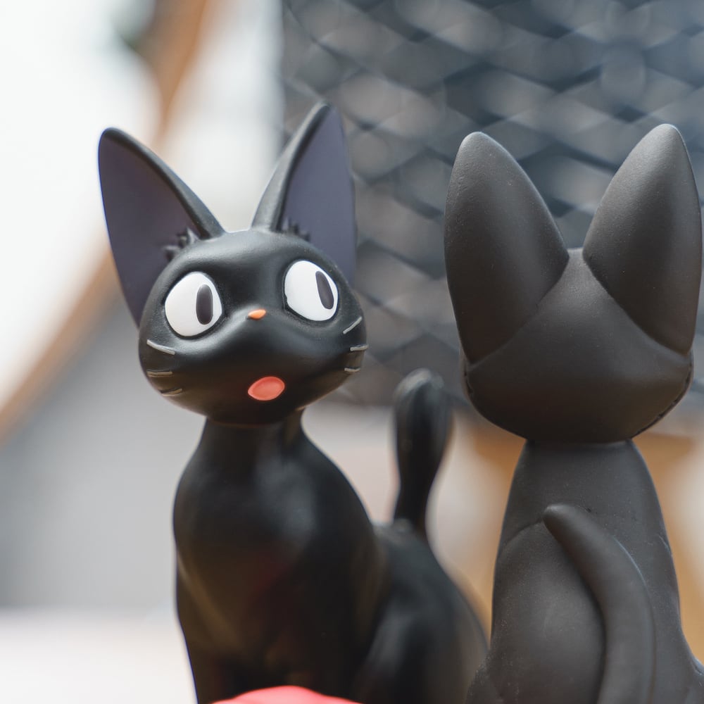 魔女の宅急便 ジジ 置時計 KIKI'S Delivery Service Vintage* Official Ghibli Kikis Delivery Service Desk Clock • Jiji