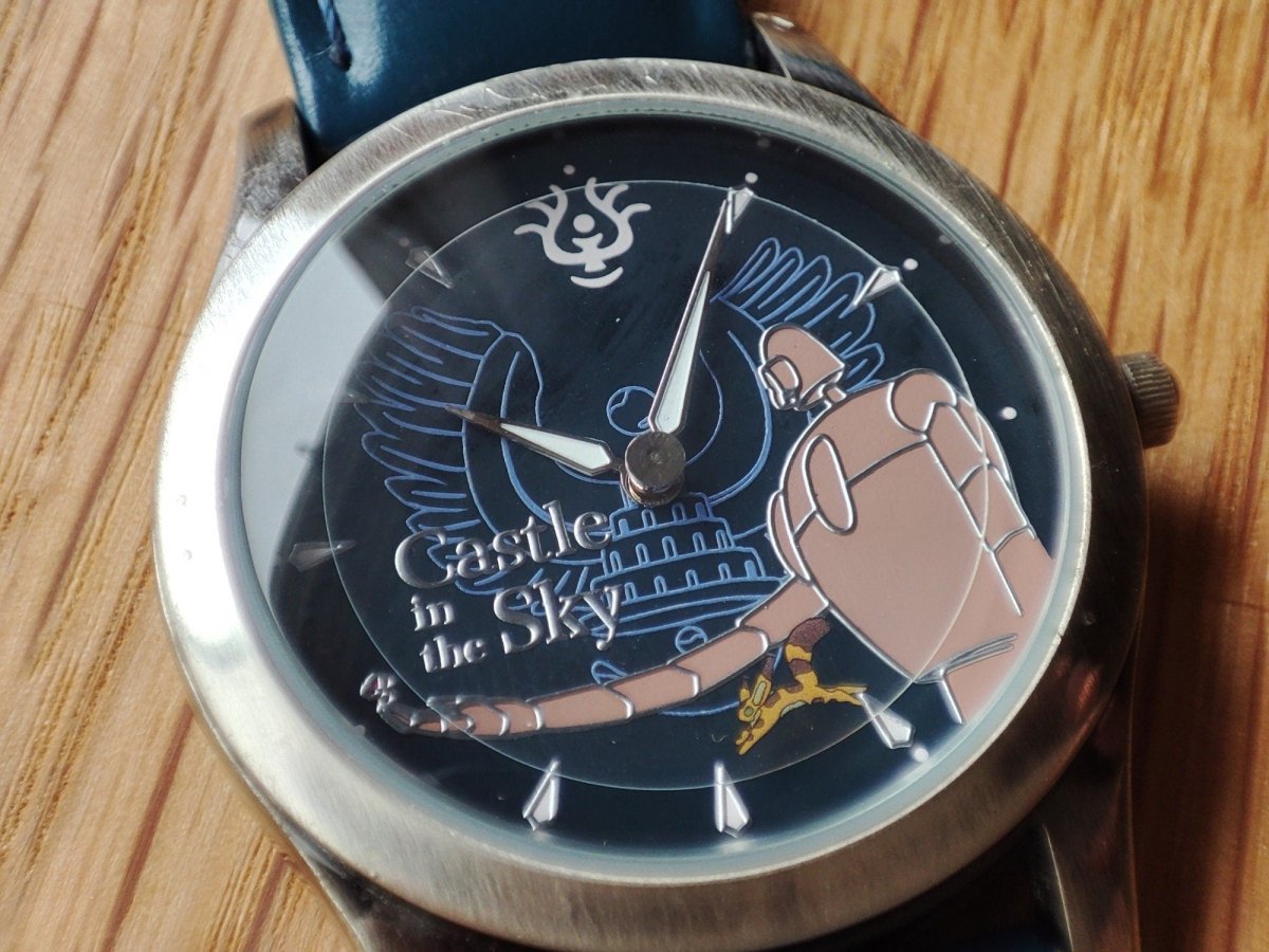 Vintage* Official Ghibli Laputa Wrist Watch • Castle in the Sky Watch/Clock • Japanese Anime Watches • Robot Soldier - Kamaji Market