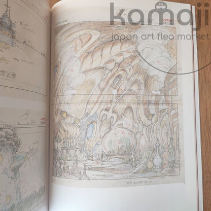 Vintage* Official Ghibli Layout Designs Exhibition Catalog 2008 • Japanese Painting Artbook - Kamaji Market