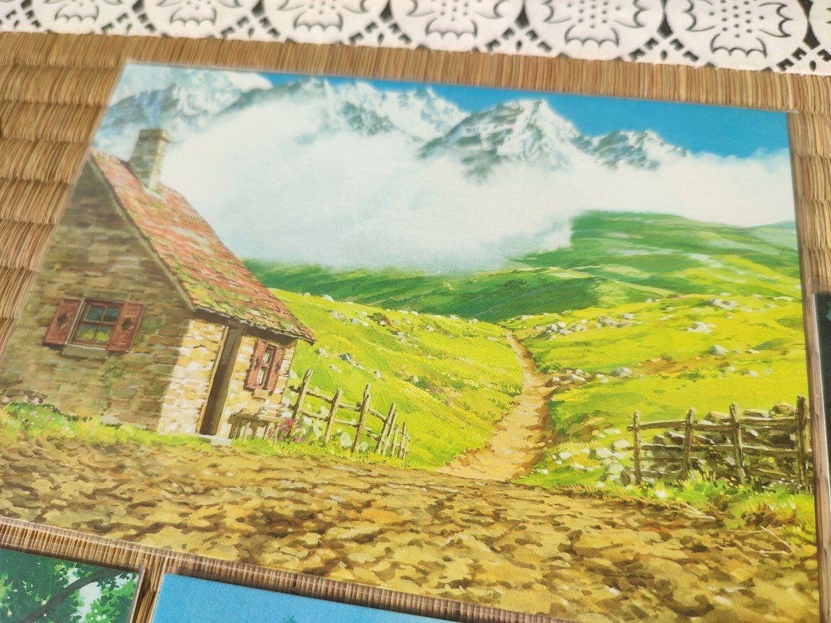 Vintage* Official Ghibli Museum Postcard • Howl, Whisper, Porco Rosso, Kikis Delivery Background Artwork • Studio Ghibli Oga Kazuo Painting - Kamaji Market