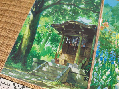 Vintage* Official Ghibli Museum Postcard • Howl, Whisper, Porco Rosso, Kikis Delivery Background Artwork • Studio Ghibli Oga Kazuo Painting - Kamaji Market