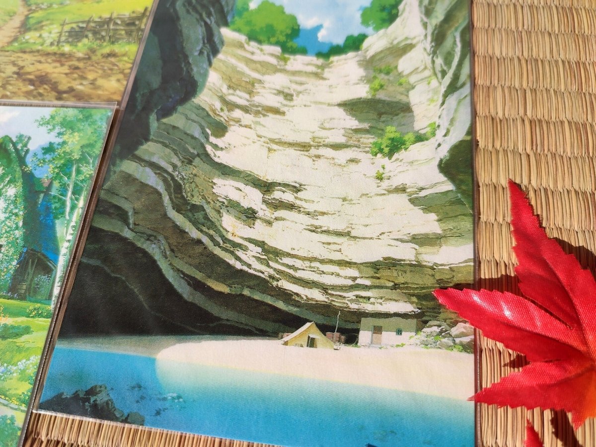 Vintage* Official Ghibli Museum Postcard • Howl, Whisper, Porco Rosso, Kikis Delivery Background Artwork • Studio Ghibli Oga Kazuo Painting - Kamaji Market