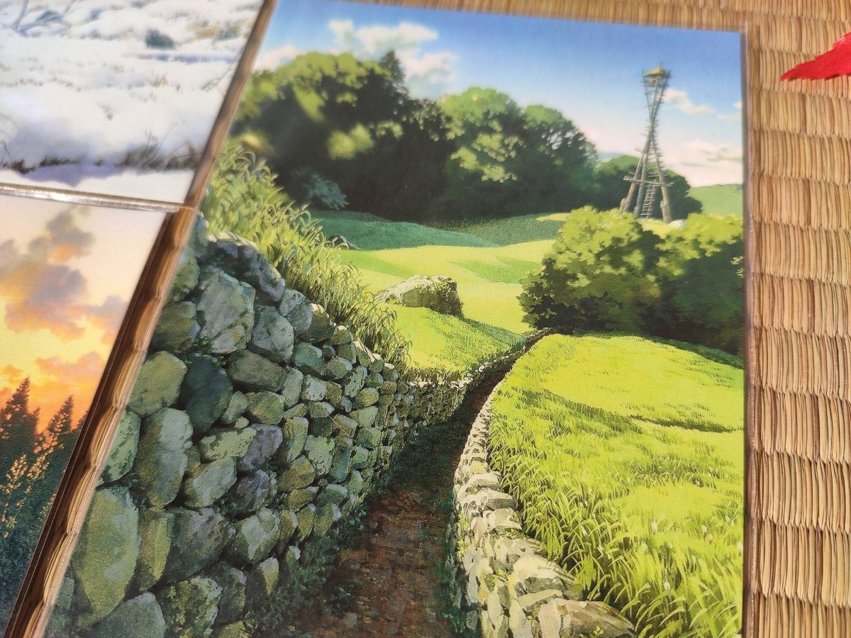 Vintage* Official Ghibli Museum Postcard • Mononoke, Only Yesterday, Pom Poko Background Artwork • Oga Kazuo Painting - Kamaji Market