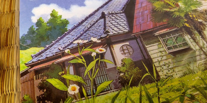 Vintage* Official Ghibli Museum Postcard • My Neighbor Totoro Message card/Writing letter • Oga Kazuo Painting - Kamaji Market