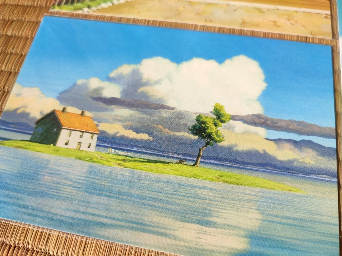 Vintage* Official Ghibli Museum Postcard • Spirited Away Background Artwork • Oga Kazuo Painting - Kamaji Market