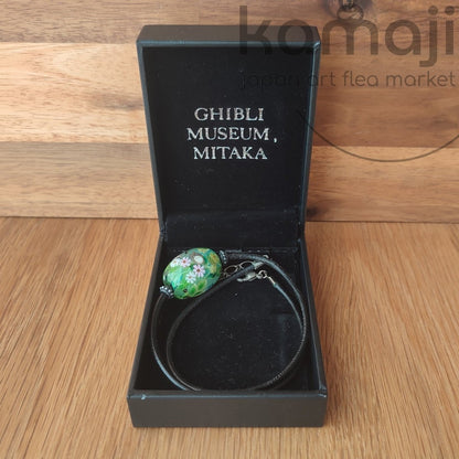 Vintage* Official Ghibli Museum Totoro Necklace • My Neighbor Totoro Handmade Glass Jewelry - Kamaji Market