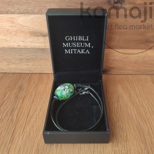 Vintage* Official Ghibli Museum Totoro Necklace • My Neighbor Totoro Handmade Glass Jewelry - Kamaji Market