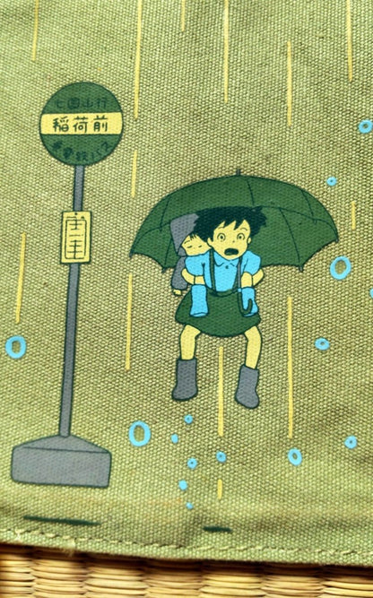 Vintage* Official Ghibli My Neighbor Totoro Book Cover • for Notebook/Diary/Schedule book/Planner/Notepad • Studio Ghibli Stationery Gift - Kamaji Market
