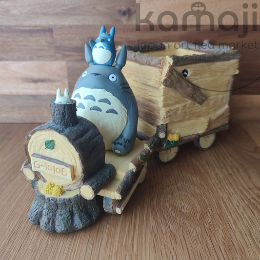 Vintage* Official Ghibli My Neighbor Totoro Planter • Totoro on the Train Home Decor/Diorama - Kamaji Market