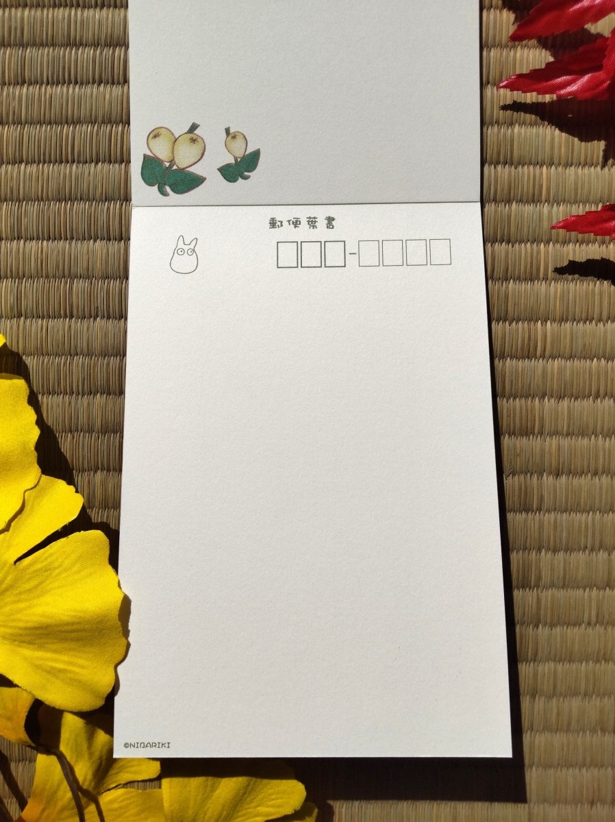 Vintage* Official Ghibli My Neighbor Totoro Postcard Book/Message Card Set - Kamaji Market