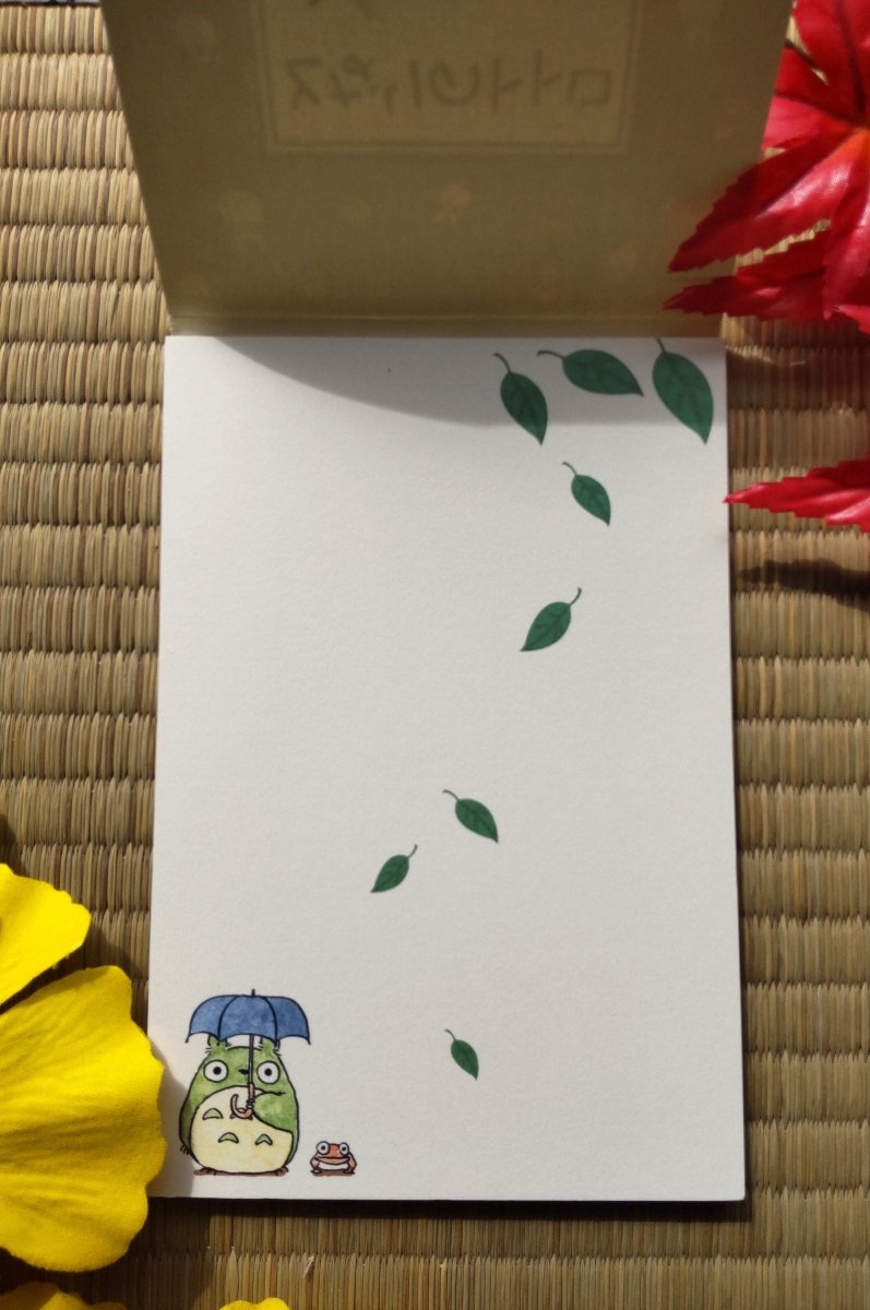 Vintage* Official Ghibli My Neighbor Totoro Postcard Book/Message Card Set - Kamaji Market