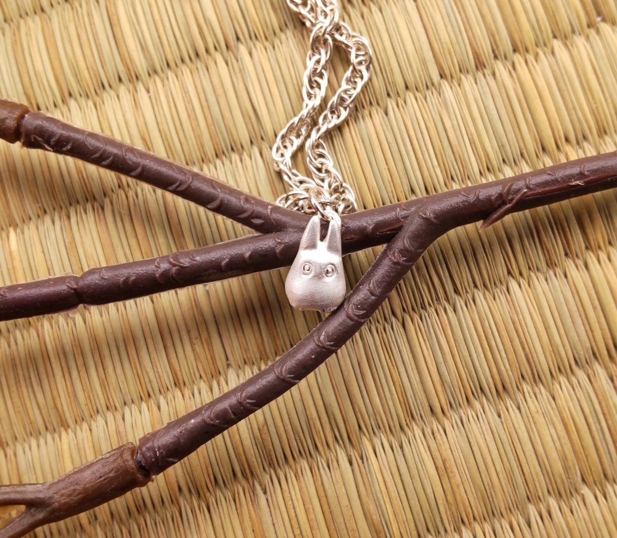 Vintage* Official Ghibli My Neighbor Totoro Silver Bracelet • Small Totoro Charm • Cominica - Kamaji Market