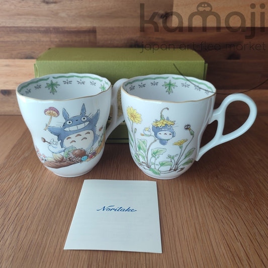 Vintage* Official Ghibli My Neighbor Totoro Tea Cup Set • Noritake Ceramic - Kamaji Market